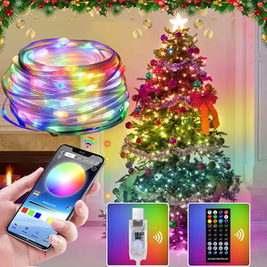 🎄 ¡Transforma tu Navidad con las Luces Smart LED Multicolores! 🎆