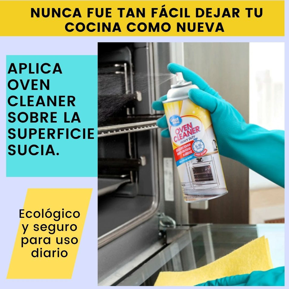 OVEN CLEANER - ESPUMA QUITA GRASA (2X1)
