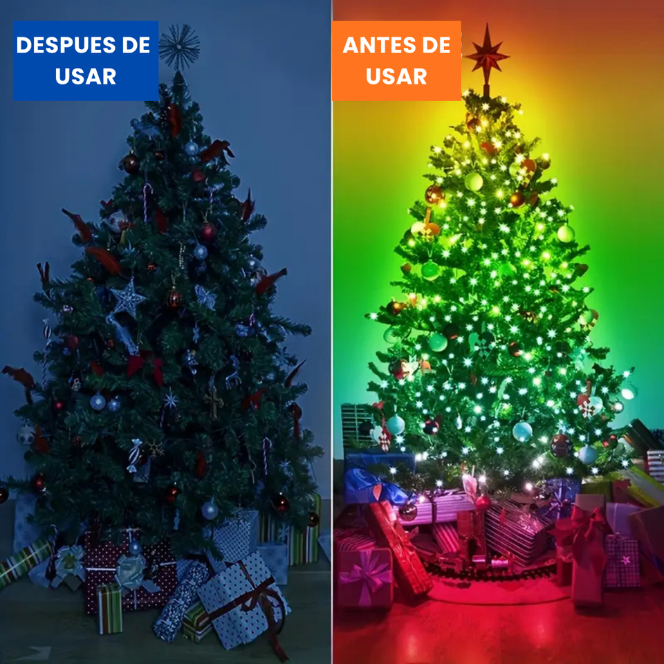 🎄 ¡Transforma tu Navidad con las Luces Smart LED Multicolores! 🎆