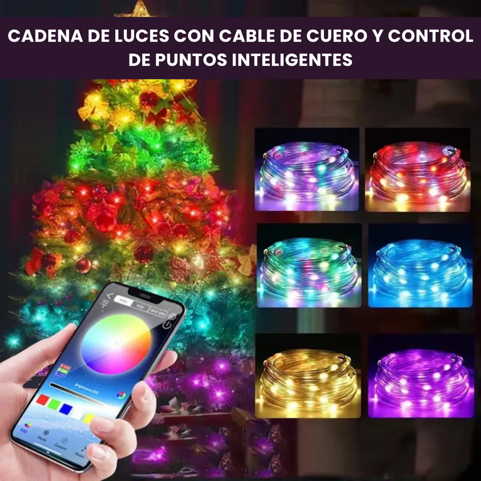 🎄 ¡Transforma tu Navidad con las Luces Smart LED Multicolores! 🎆